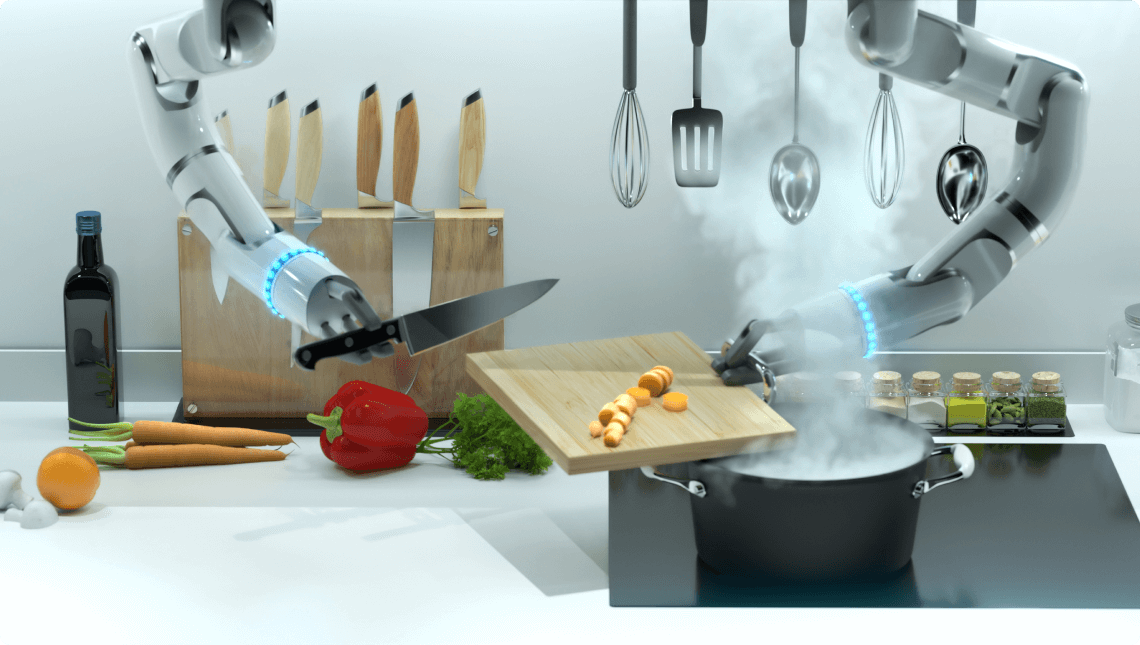 Robots in the Kitchen: Enhancing, Not Replacing Human Labor